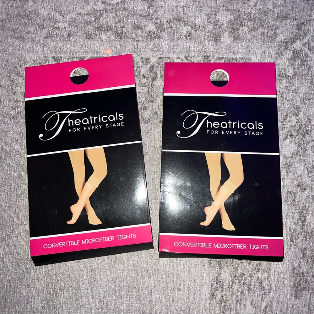 Black Plain Theatrical ballet tights